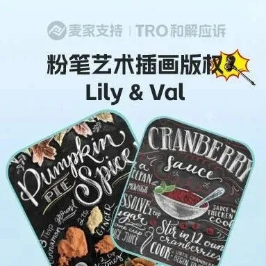 26-cv-01713、26-cv-01896，手绘粉笔艺术成雷区！Lily & Val连环维权，367家跨境店铺危在旦夕！