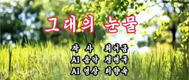 | 연변음악 | <em>그</em>대<em>의</em> 눈물