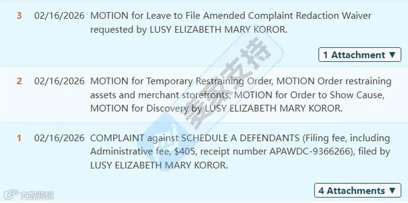 6-cv-00280,英国艺术家2个版权作品维权,279个跨境服饰店被告!TRO冻结在即"