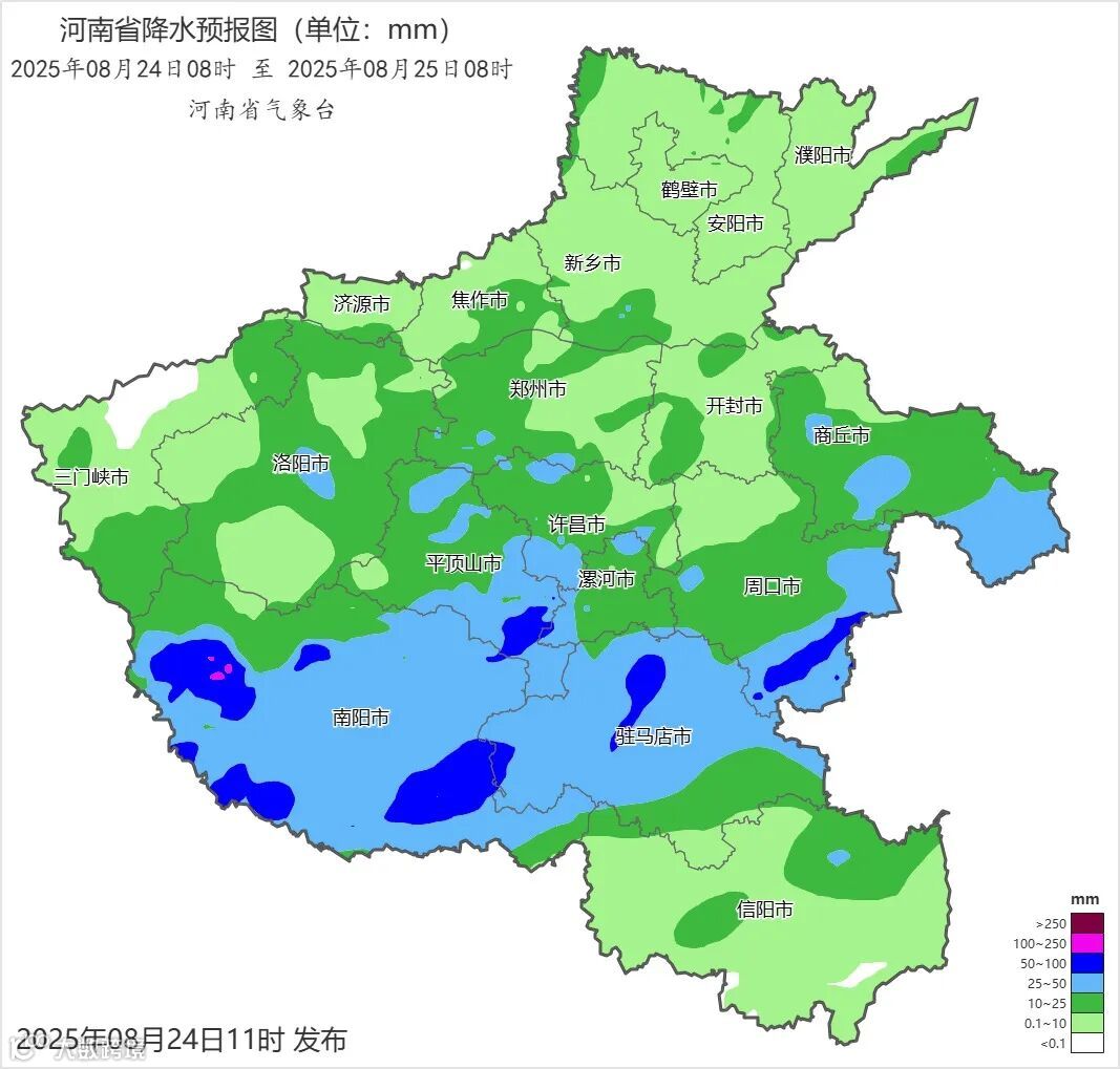2025年08月24日08时 至 2025年08月25日08时_河南省降水预报图（单位：mm）.png
