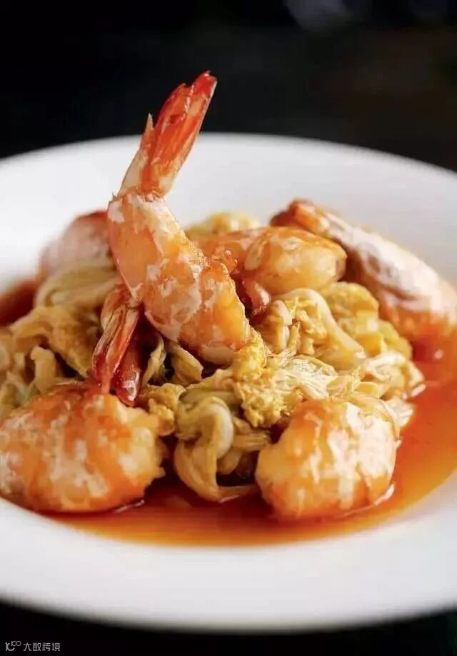 【鲁菜】大虾炒白菜.jpg