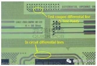 板内阻抗与Coupon示意图