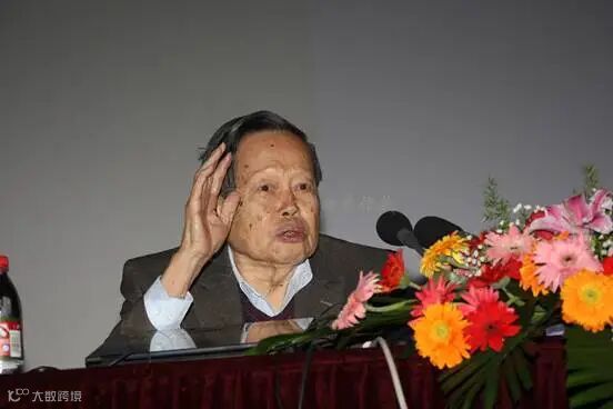 2009SXZP0018_2008年10月27日杨振宁《物理学的诱惑》报告会(华英文基金联谊会)_0018_杨振宁博士作报告09