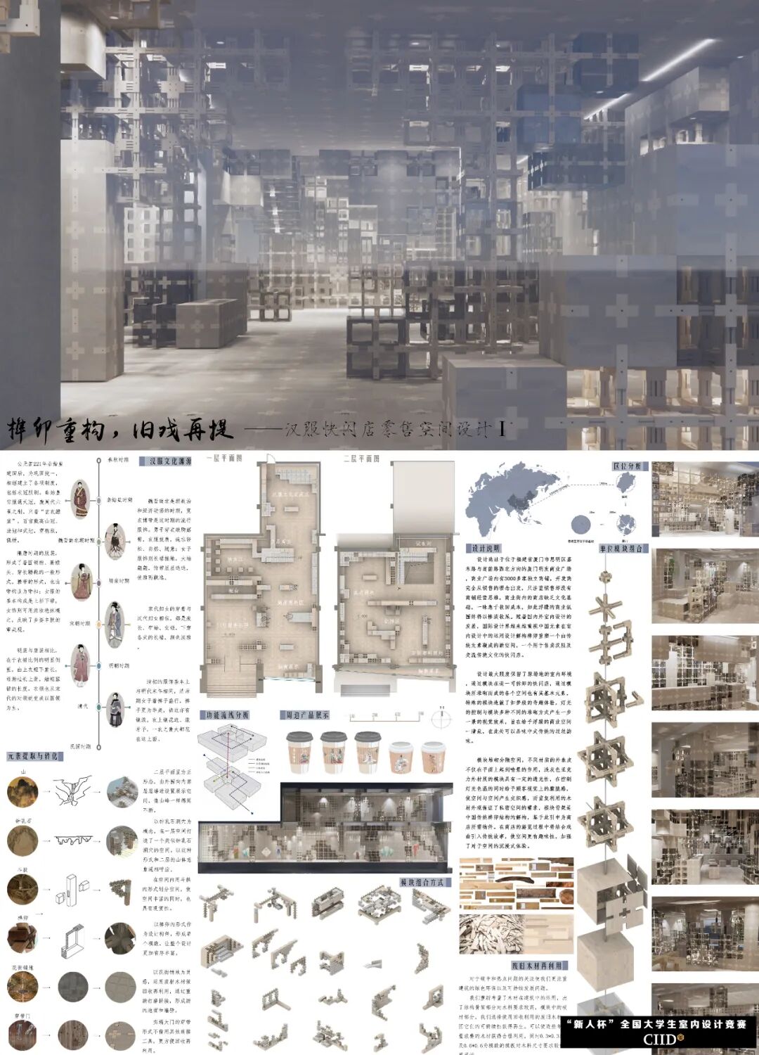 获奖作品|2022第21届“新人杯”全国大学生室内设计竞赛二等奖作品展示(下篇)- 大数跨境