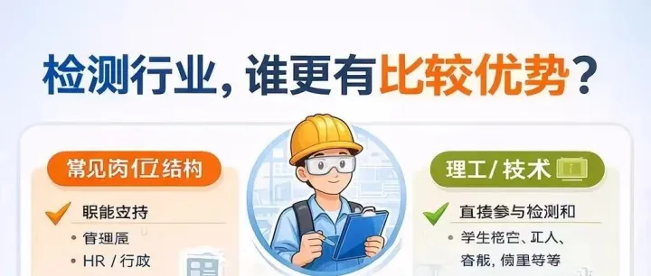 #检测 理工背景人如何在检测行业寻找机会