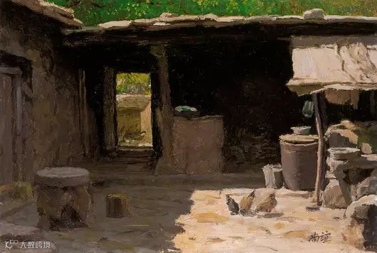 靳尚谊油画风景欣赏