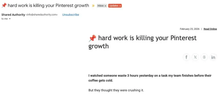 邮件订阅信息源