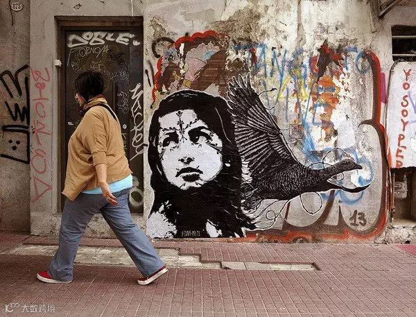 Stinkfish街头涂鸦艺术作品