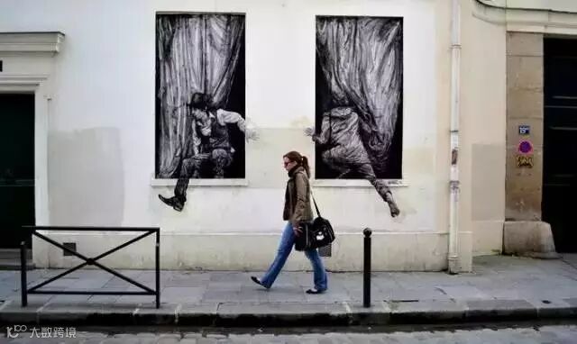 Charles Leval街头涂鸦艺术作品