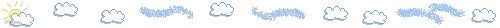 天空太阳白云分割线