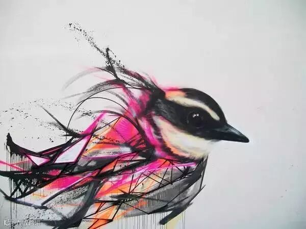 L7m鸟的街头涂鸦艺术