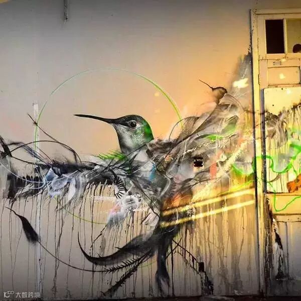 L7m鸟的街头涂鸦艺术