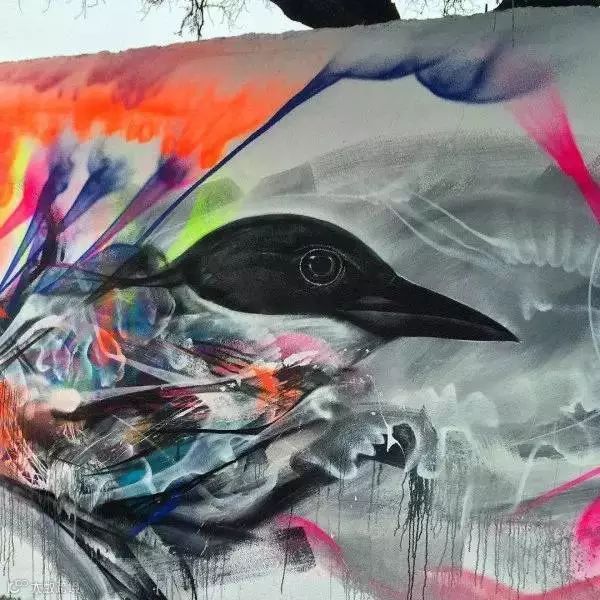 L7m鸟的街头涂鸦艺术