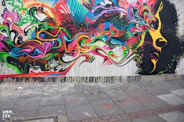 Stinkfish街头涂鸦艺术作品