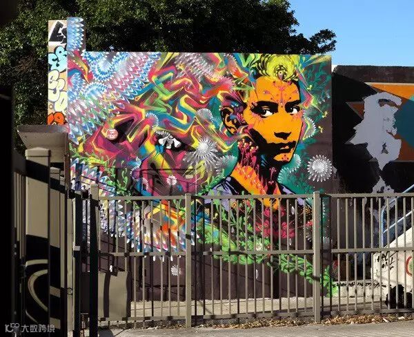 Stinkfish街头涂鸦艺术作品