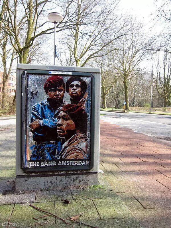 西班牙Andrea Michaelsson街头涂鸦艺术作品