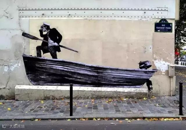 Charles Leval街头涂鸦艺术作品