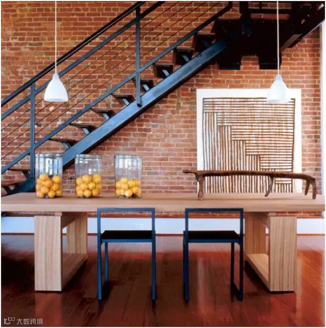 【怀旧设计】裸露砖墙,让空间更独特