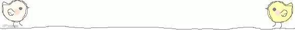 简笔画小鸡仔分割线