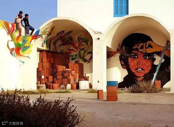 Stinkfish街头涂鸦艺术作品