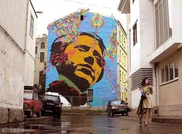 Stinkfish街头涂鸦艺术作品