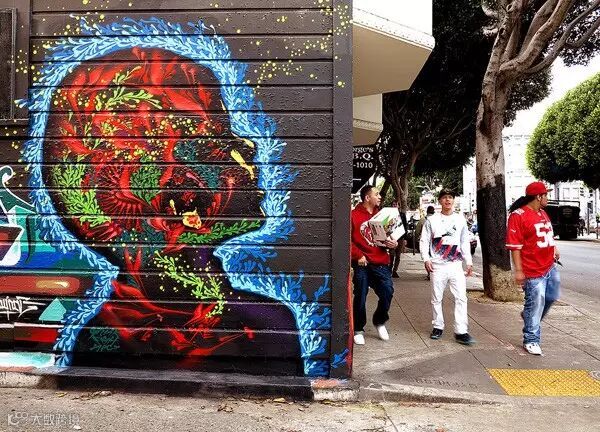 Stinkfish街头涂鸦艺术作品