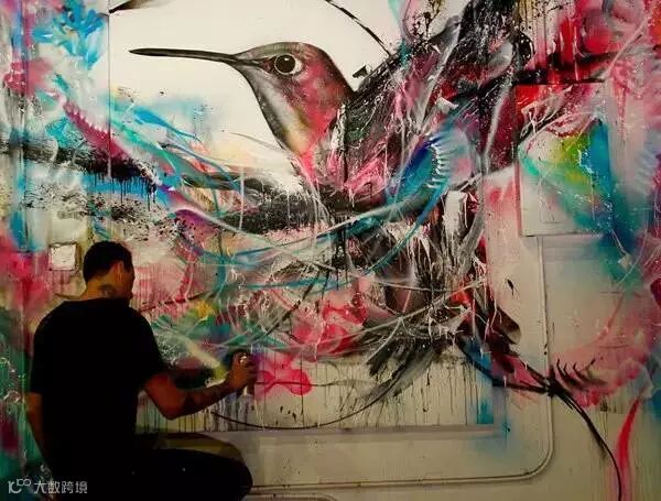 L7m鸟的街头涂鸦艺术