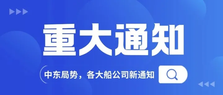 18家船公司紧急调整中东航线（附完整清单）以及应对措施