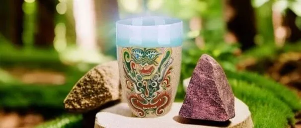 品味非遗艺术，社火脸谱十二生肖流釉杯