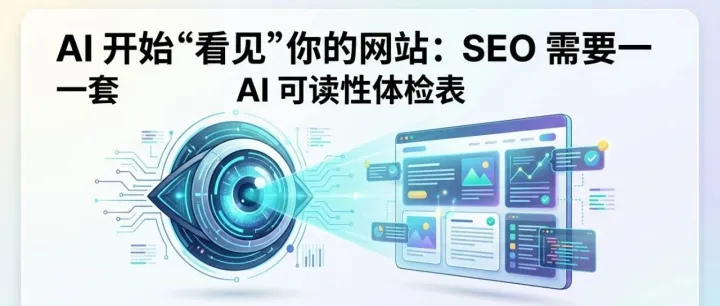 AI 开始“看见”你的网站：SEO 需要一套 AI 可读性体检表 | 果叔SEO日报