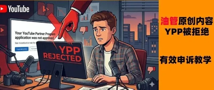 原创内容YPP被拒、被停权？如何进行有效申诉