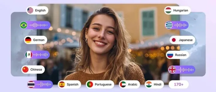 AI视频配音神器！一键克隆原声翻译视频，3分钟搞定十国语言！