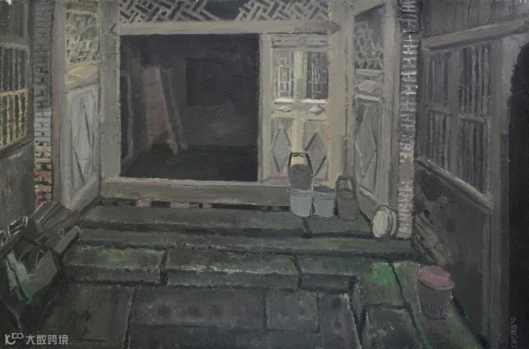 《荒废的老宅》 100x150cm 布面综合材料 黄少鹏 2020年 .jpg