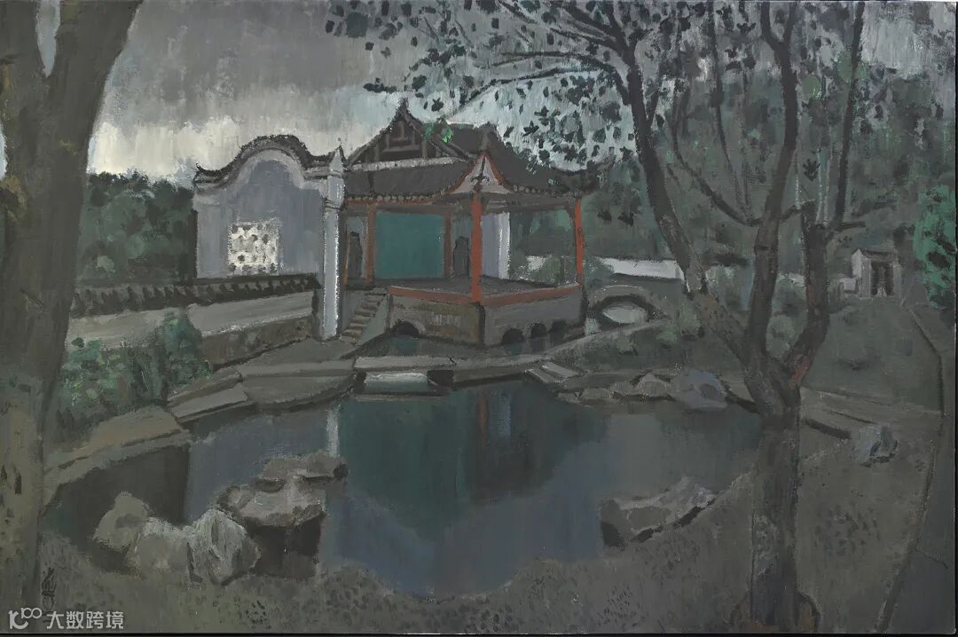 《时间像流水一样流逝》100x150cm 布面综合材料 黄少鹏 2021年 .jpg