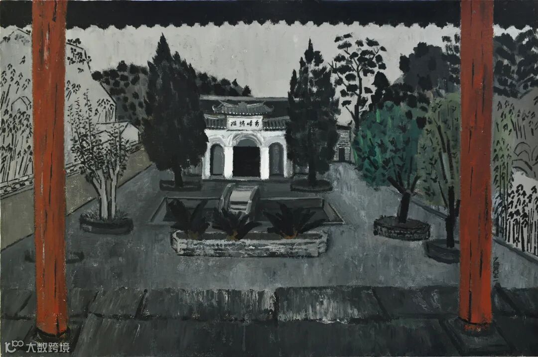 《秀峰诗院》100x150cm 布面综合材料 黄少鹏 2021年 .jpg