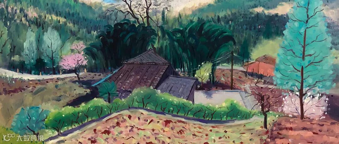 时代推文 曾庆岩 《Burst》 布面油彩 80×80cm 2021.jpg