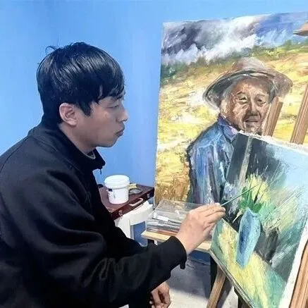 画笔下的蜕变，青年画家“爆改”家乡甘肃灵台