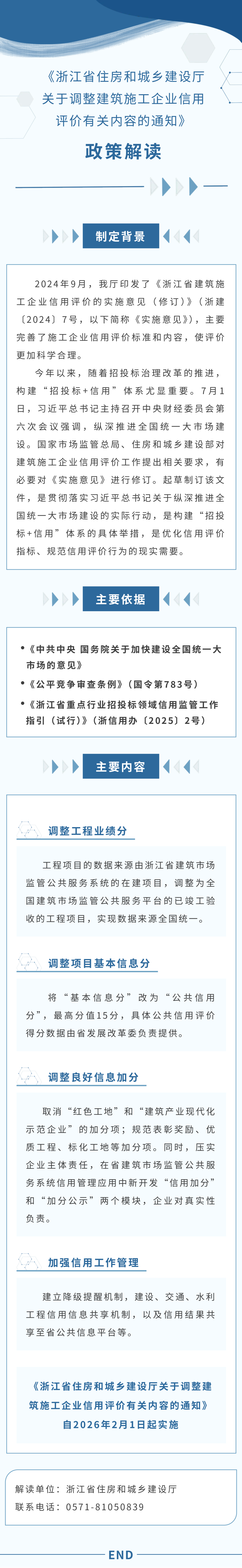 浙江省调整建筑施工企业信用评价标准 2026年2月1日起实施(附政策解读)- 大数跨境