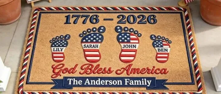 美國250周年慶選品參考：一塊定制門墊，撬動整個家居裝飾類目的連帶銷售