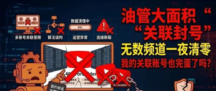 <em>油管</em>大面积“关联封号”，无数频道一夜清零