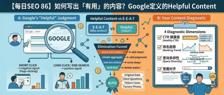 【每日SEO 88】如何写出「有用」的内容？Google定义的Helpful Content