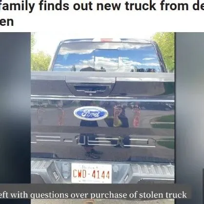 崩溃！加拿大男子正规途径却买到盗窃车，4万加元血本无归