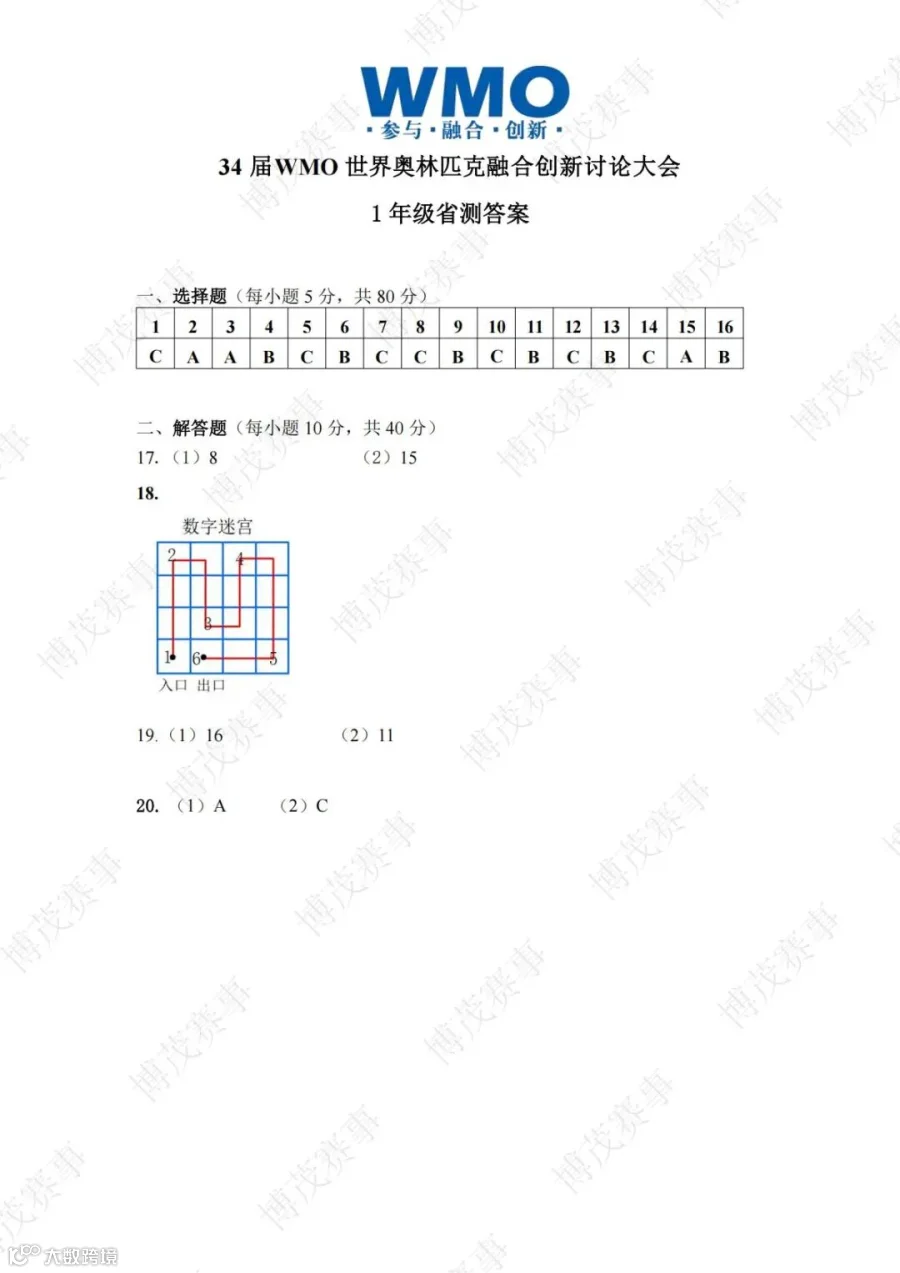34届WMO省测-1年级-线下试卷答案_01.jpg