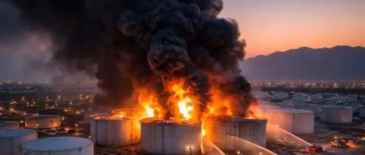 3天两次遇袭！中东大港再遭袭击失火！作业中断