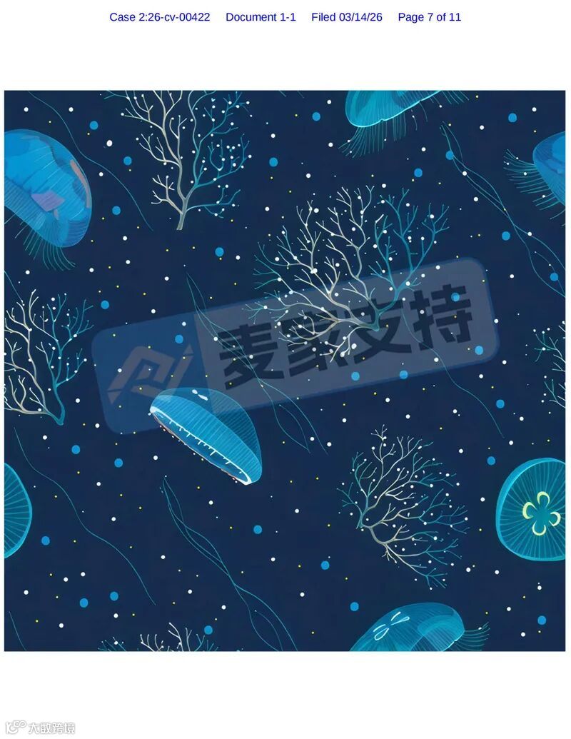 高危预警!26-cv-00422案,Keith律所批量起诉400店,家居/印花类目素材别乱用!