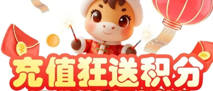 年货节专享，充值积分超划算！