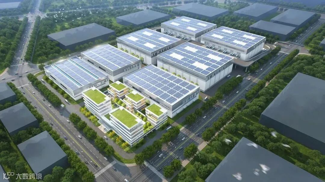 智能制造园区效果图