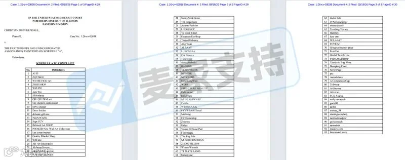 6-cv-03038,电影主题插画版权跨境维权，93店被敲响TRO倒计时！"