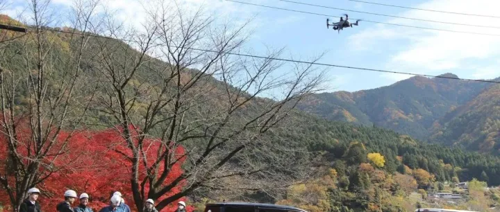 日本开辟“空中航线” 无人机巡检电力线路