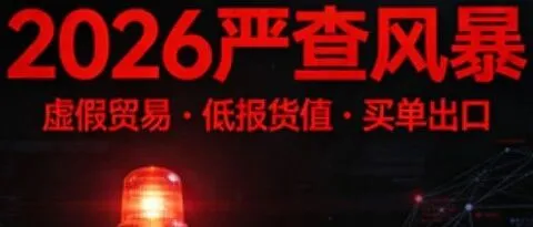 2026 严查风暴：虚假贸易 / 低报 / 买单出口，后果比你想的重多了！